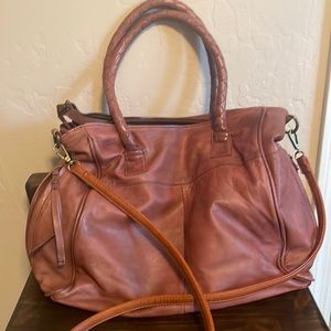 Women’s Leather Satchel Bag in Brown - Classic Carry-All